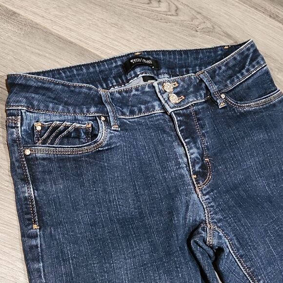 GUC WHBM Skinny Flare Dk Jeans - Picture 8 of 11